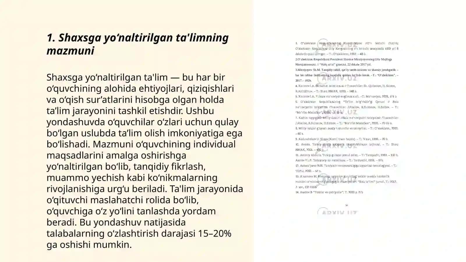 Shaxsga yo‘naltirilgan ta'lim texnologiyalari 3