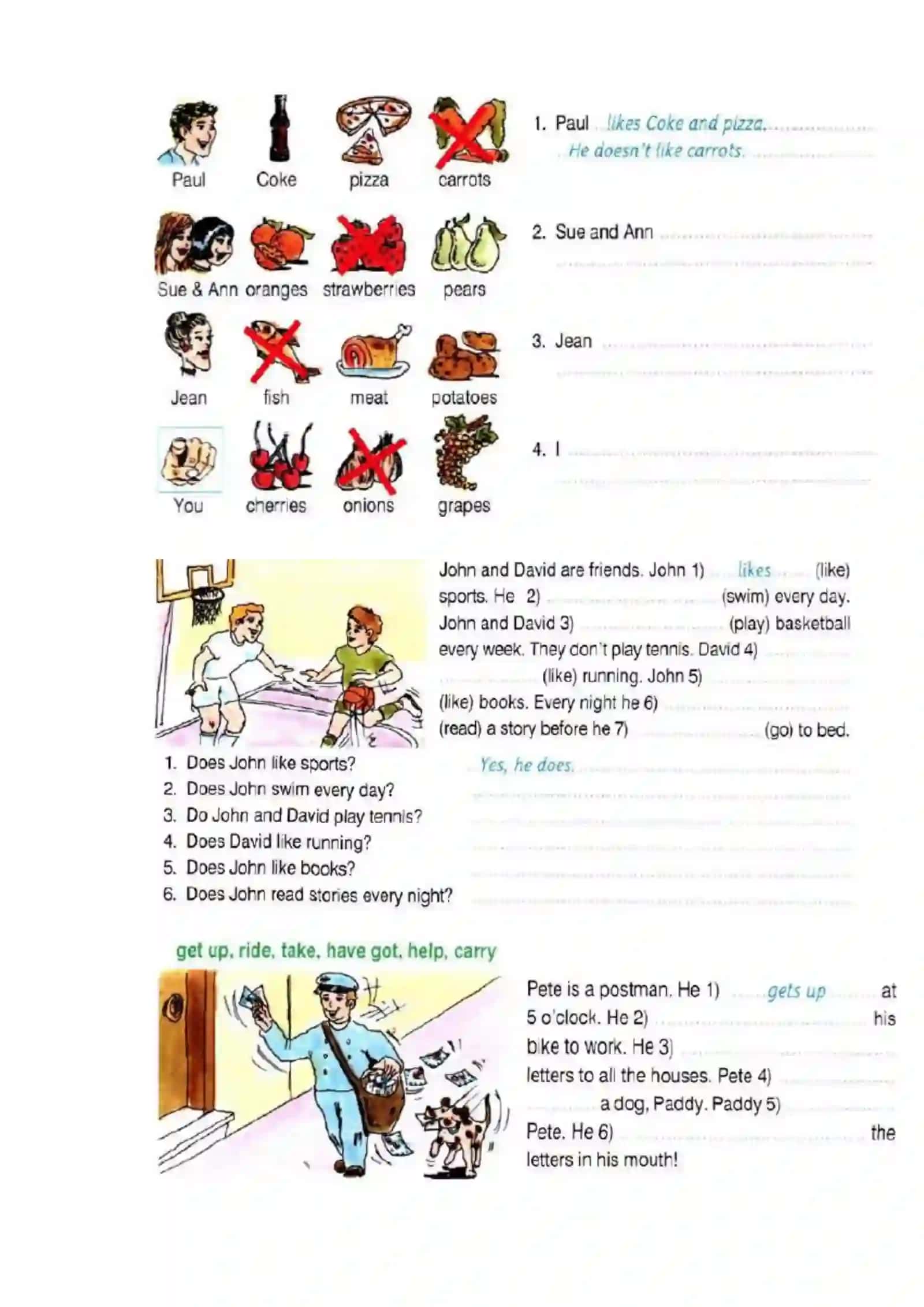 GRAMMAR: THE PRESENT INDEFINITE TENSE. PRACTICE: ASKING ABOUT PEOPLE (2 HRS.) 3