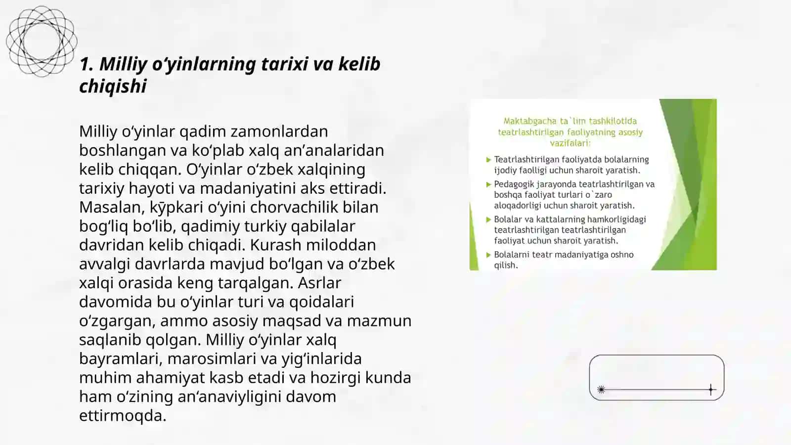 Milliy va harakatli oʻyinlar va uni oʻqitish metodikasi fanining maqsadi hamda vazifalari 3