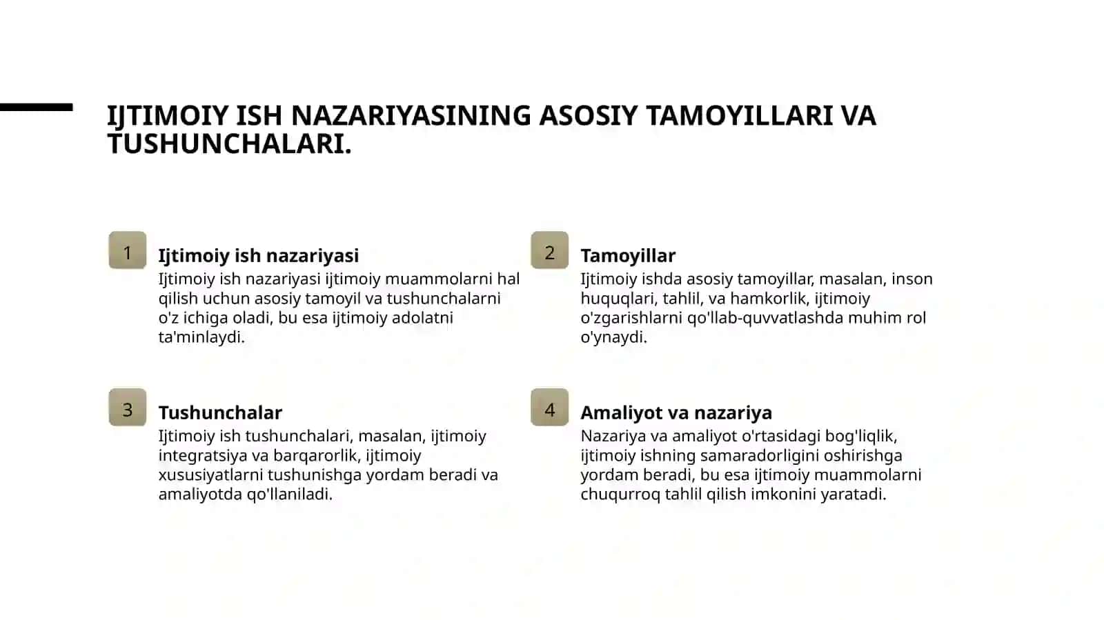 Ijtimoiy ishning nazariy asoslari 3