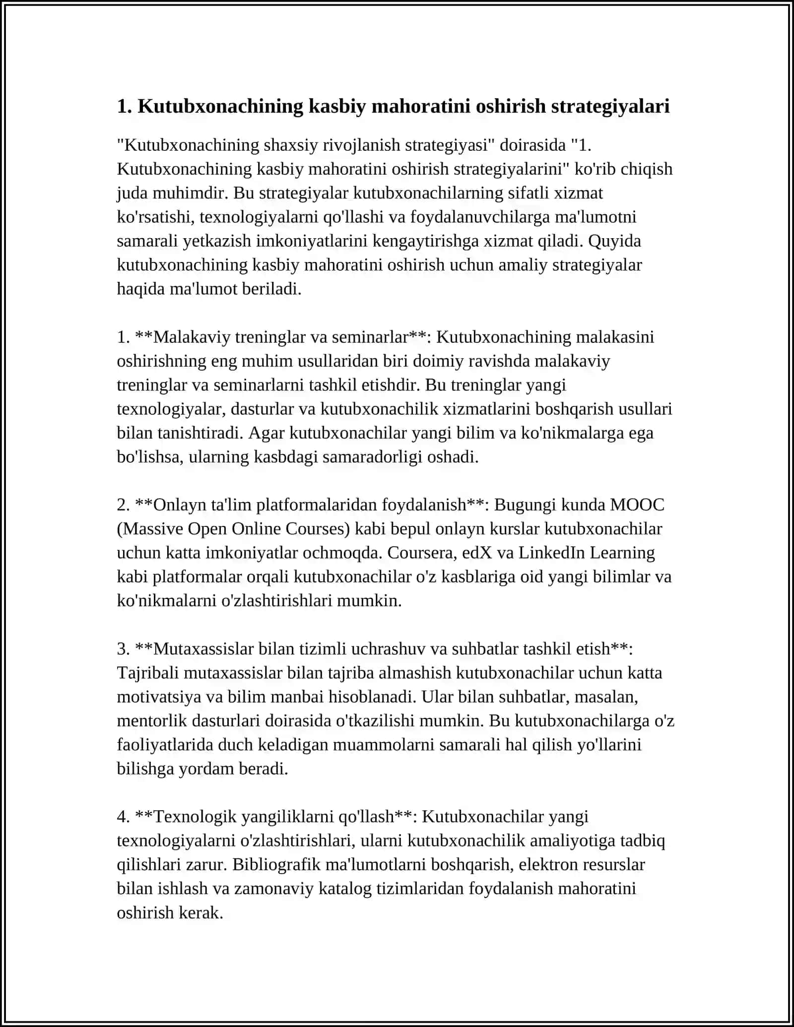 KUTUBXONACHINING SHAXSIY RIVOJLANISH STRATEGIYASI 3