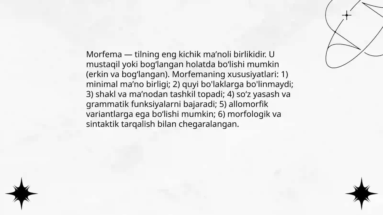 Morfema va uning turlari 3