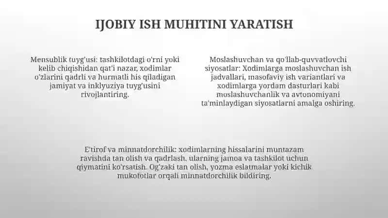 Maktabda Demativatsiyaga Ega Bo'Lgan Xodimlarning Ish Unumdorligini Oshirish 3