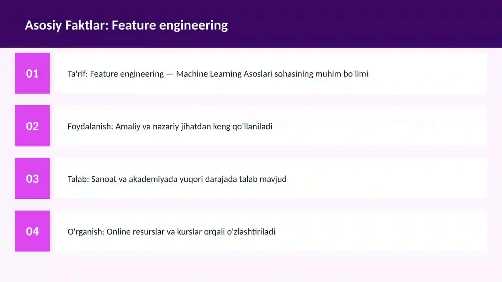 AI | MACHINE LEARNING ASOSLARI 3