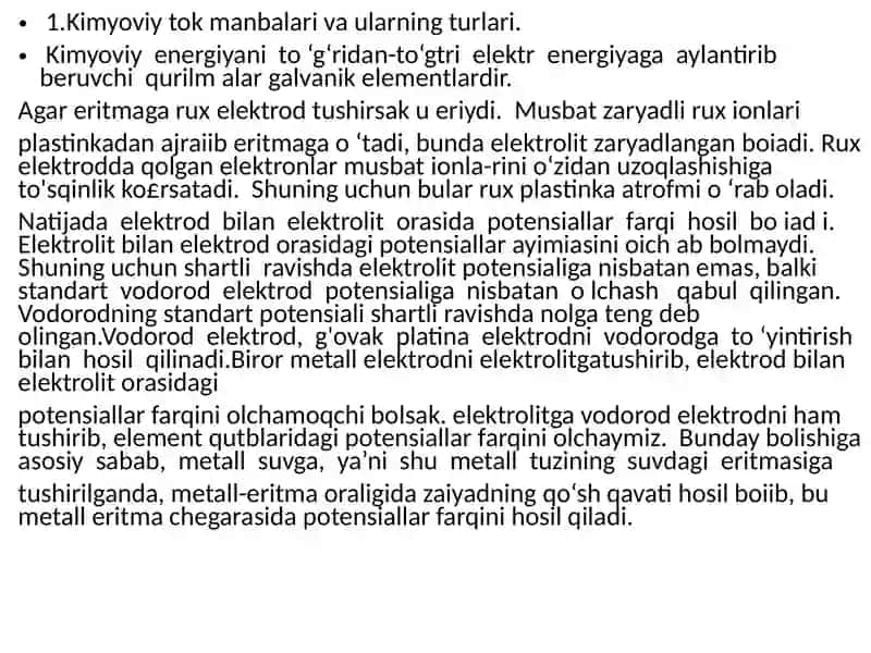 Tokmanbalari, Akkumulyatorlar, Quruqbatareykalar 3