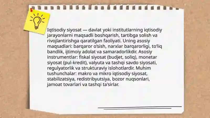 IQTISODIY SIYOSATNING NAZARIY ASOSLARI 3
