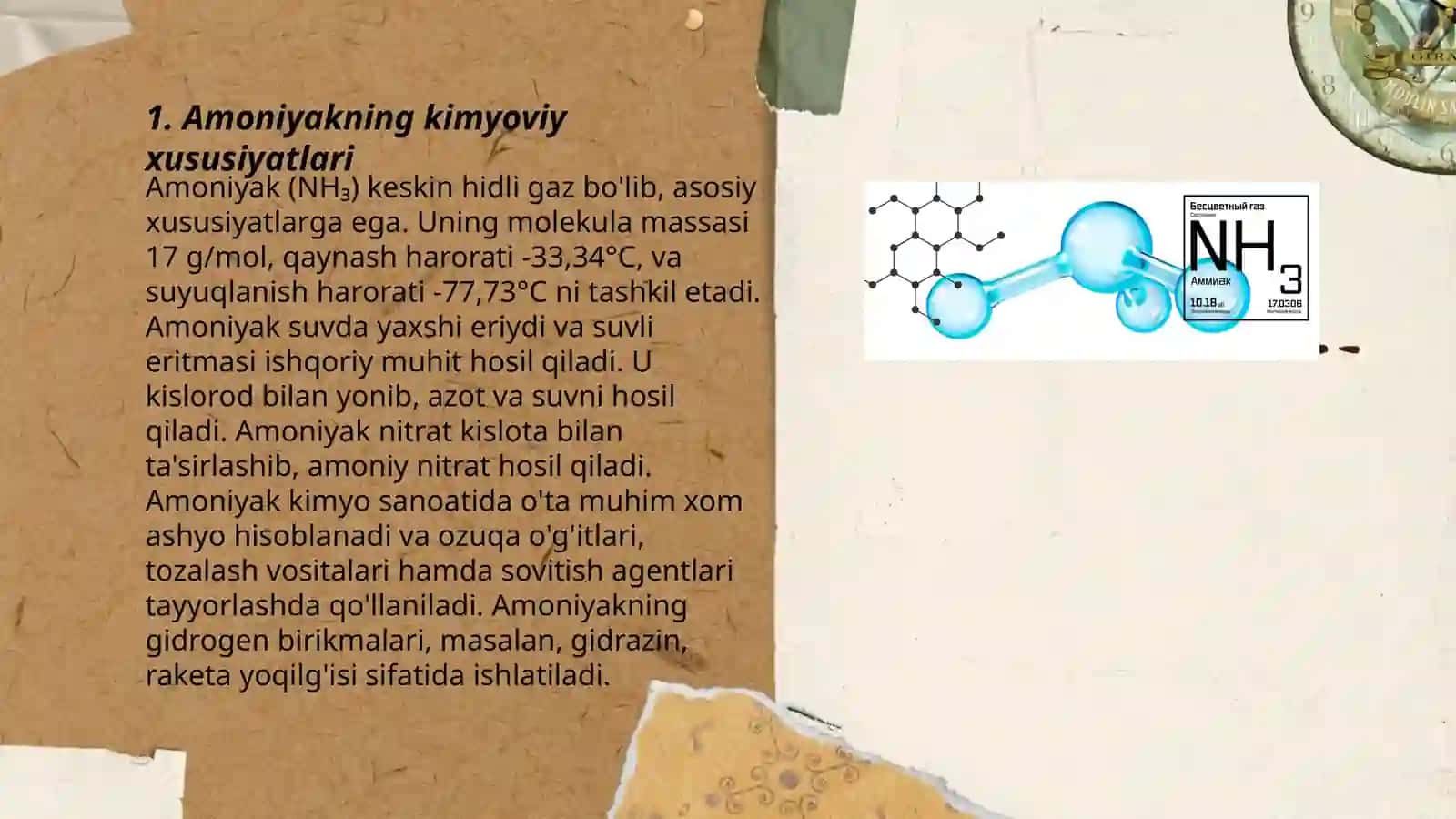 Amiak ishlab chiqarish 3