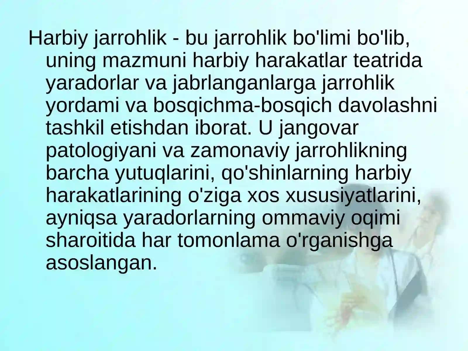 Zamonaviy o'q-dorilarning halokatli ta'sirining xususiyatlari 3