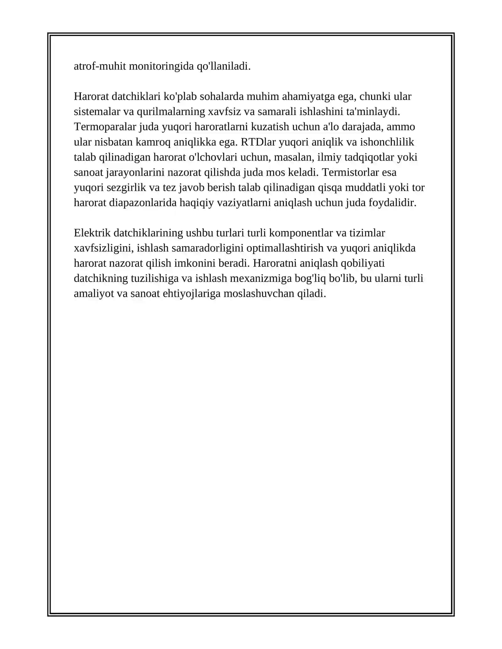 ELEKTRIK DATCHIKLAR TURLARI 3