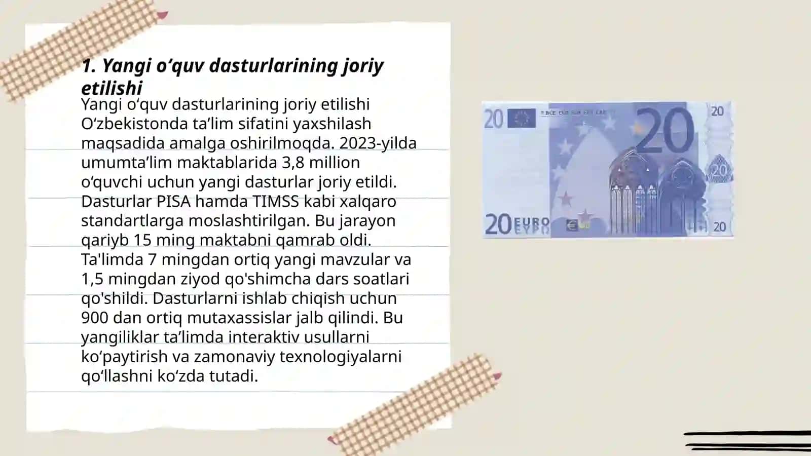 Yangi Ozbekistonda talim sohasida amalga oshirilayotgan islohatlar 3