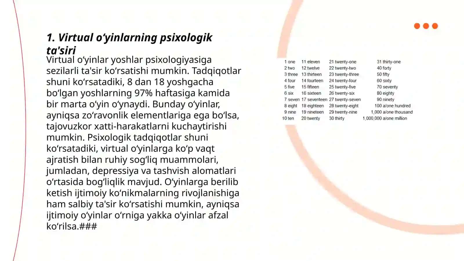 Virtual komputer oʻyinlarining yoshlar ongiga ta'siri 3