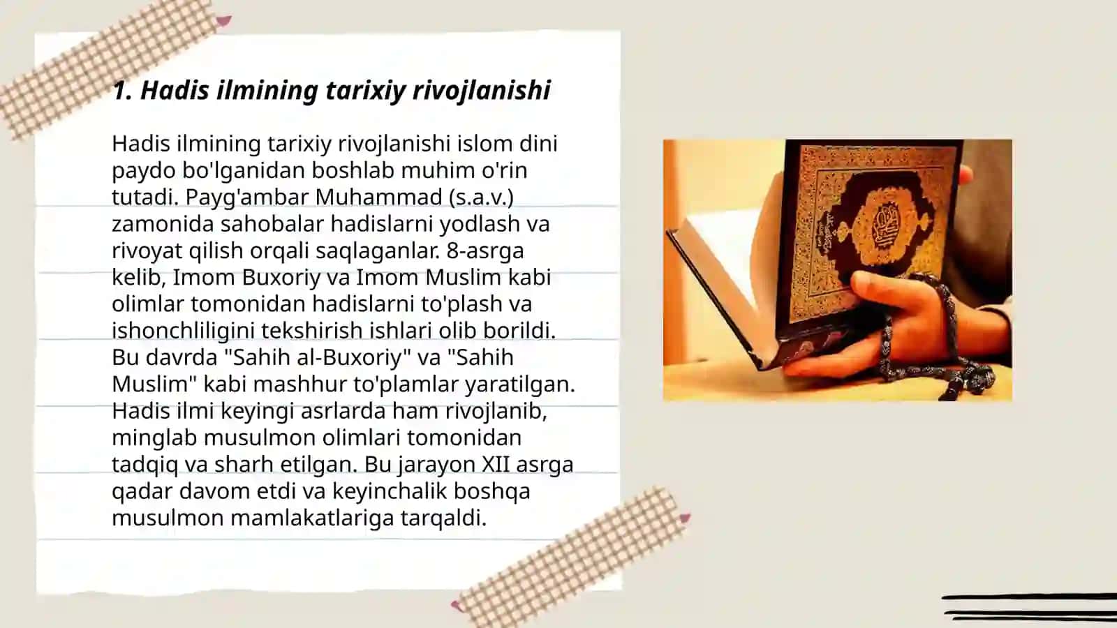 Hadis ilmi 3