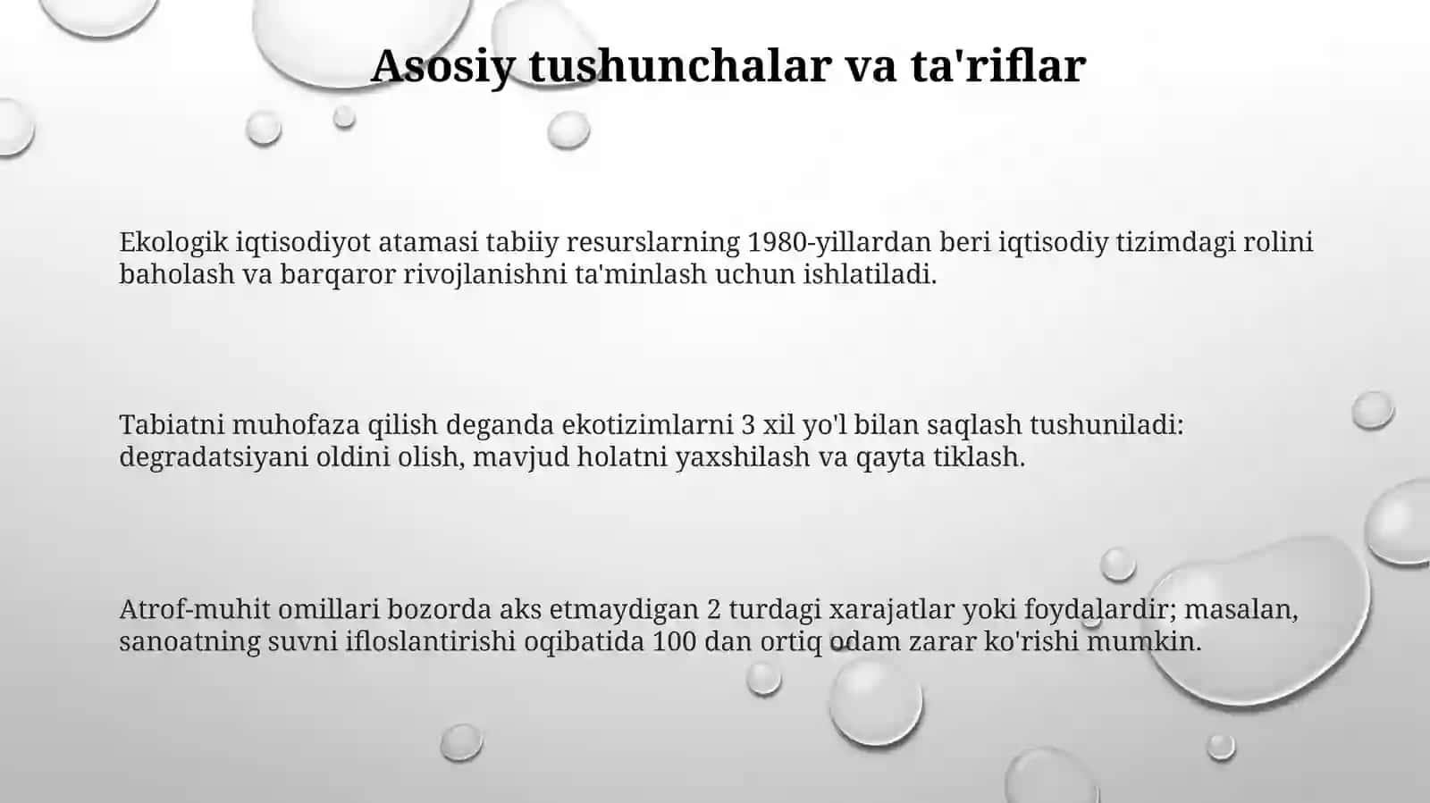 Tabiatni himoya qilishni iqtisodiy tahlili 3
