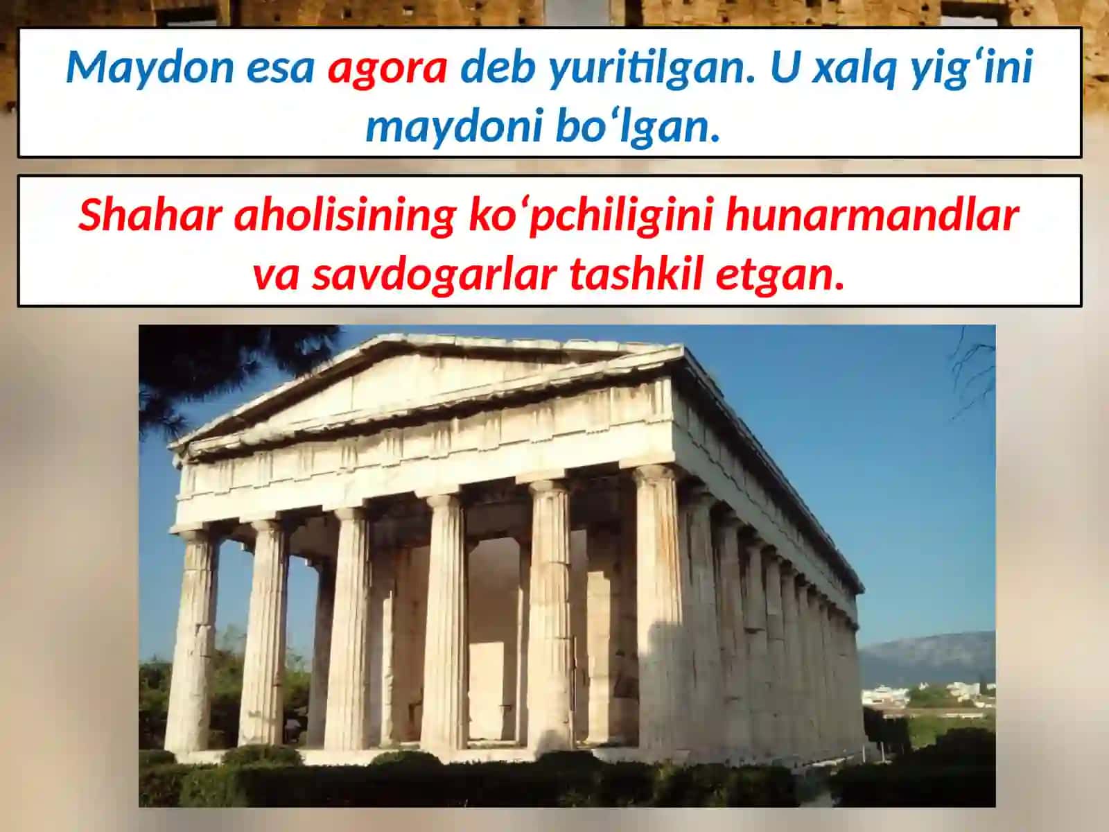 6-sinf Tarix fanidan faol ishlar 3