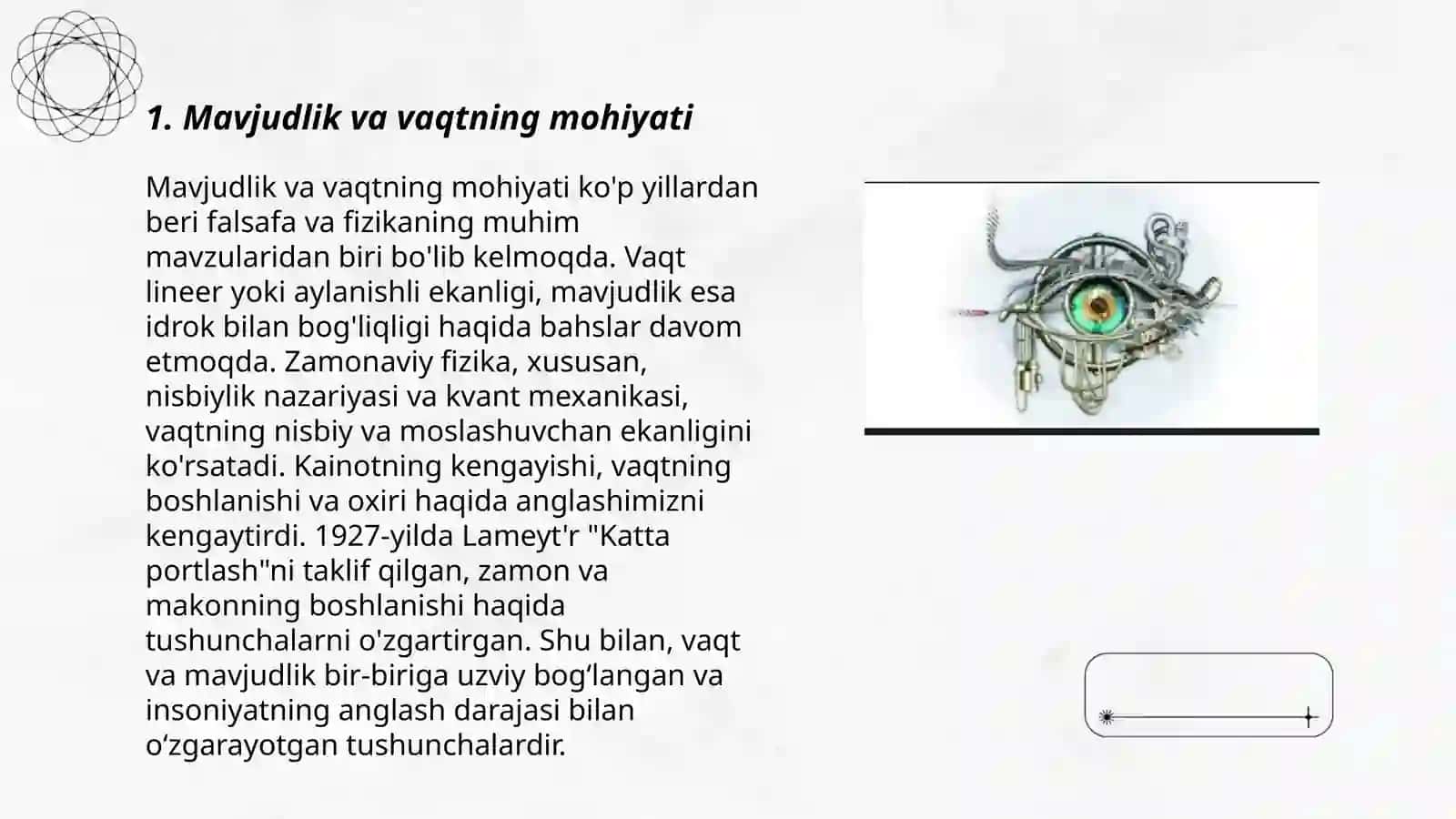 Mavjudlik va vaqtning mohiyati 3