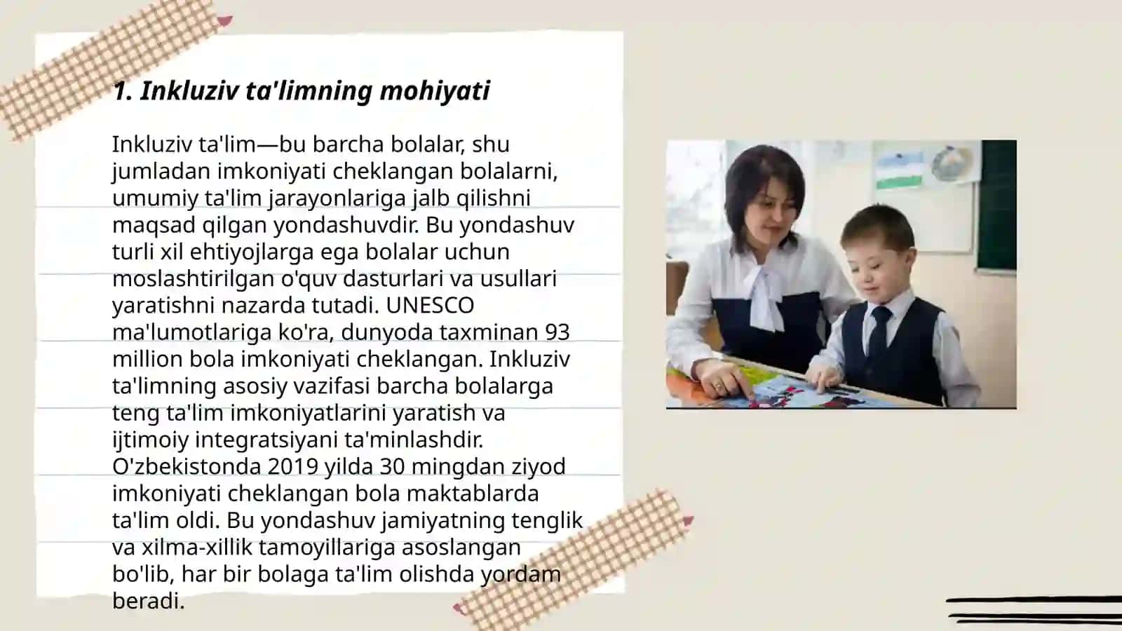 Inkluziv va birgalikda õqitish: ularning asosiy farqlarini asoslash 3