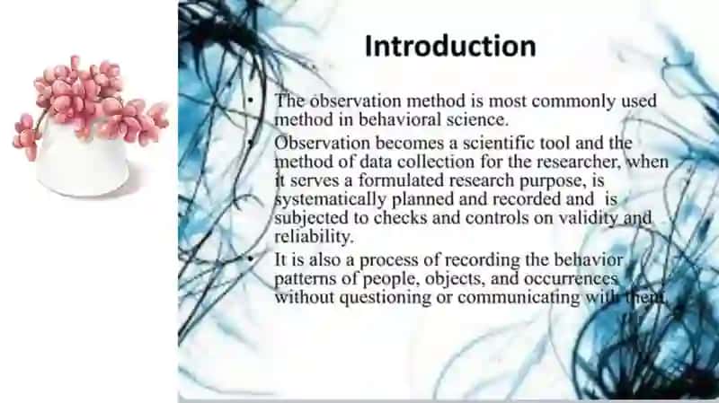 Stages of observation 3
