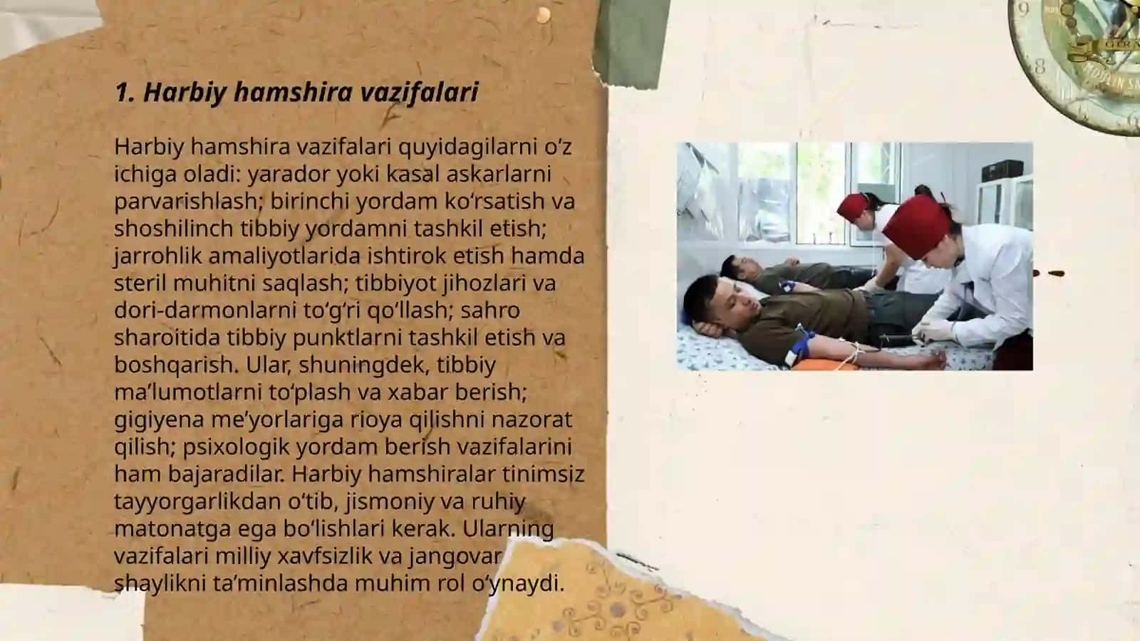 Harbiy hamshira va uning xizmatlari 3