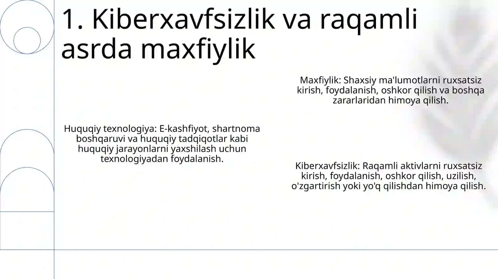 Yuridik texnologiyalar mohiyati 3