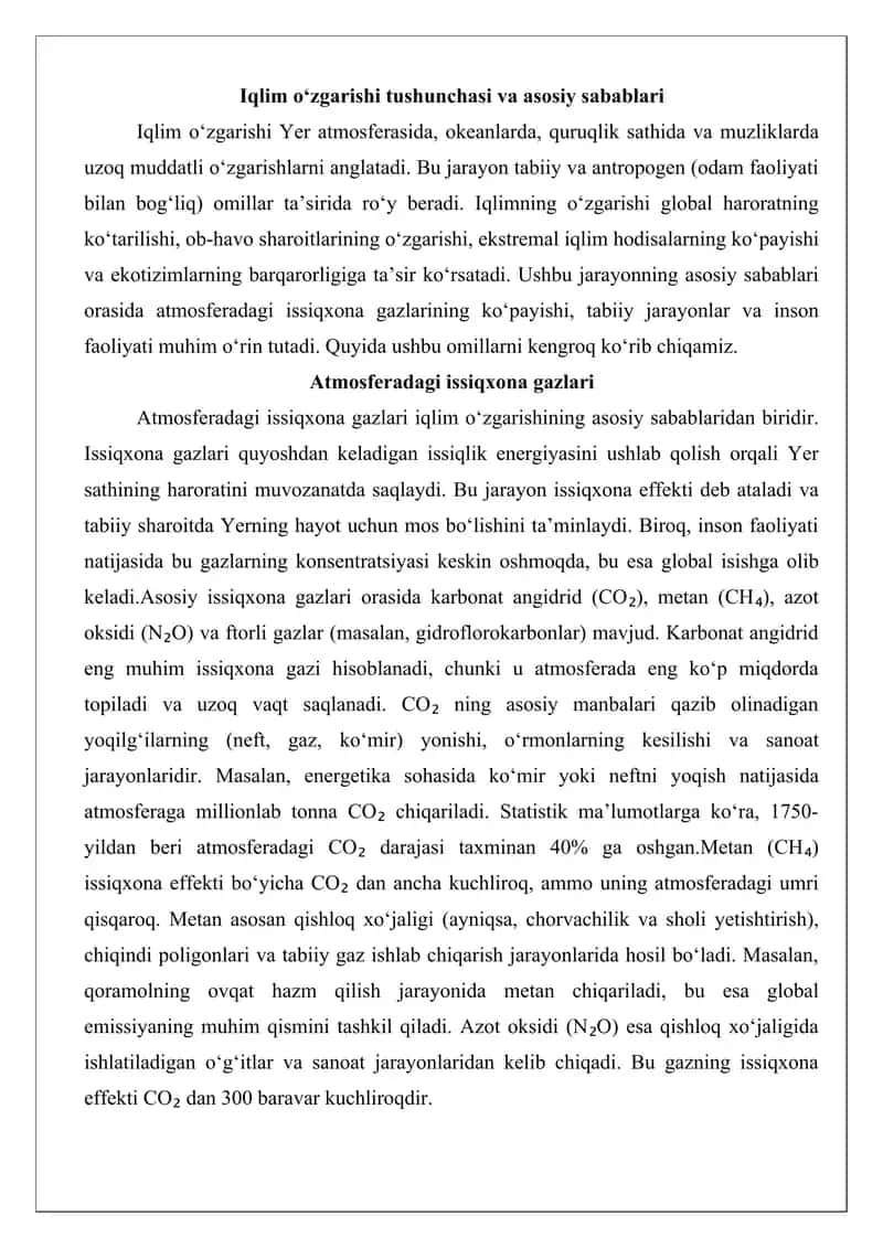 Iqlim o‘zgarishining geomorfologik omillari 3