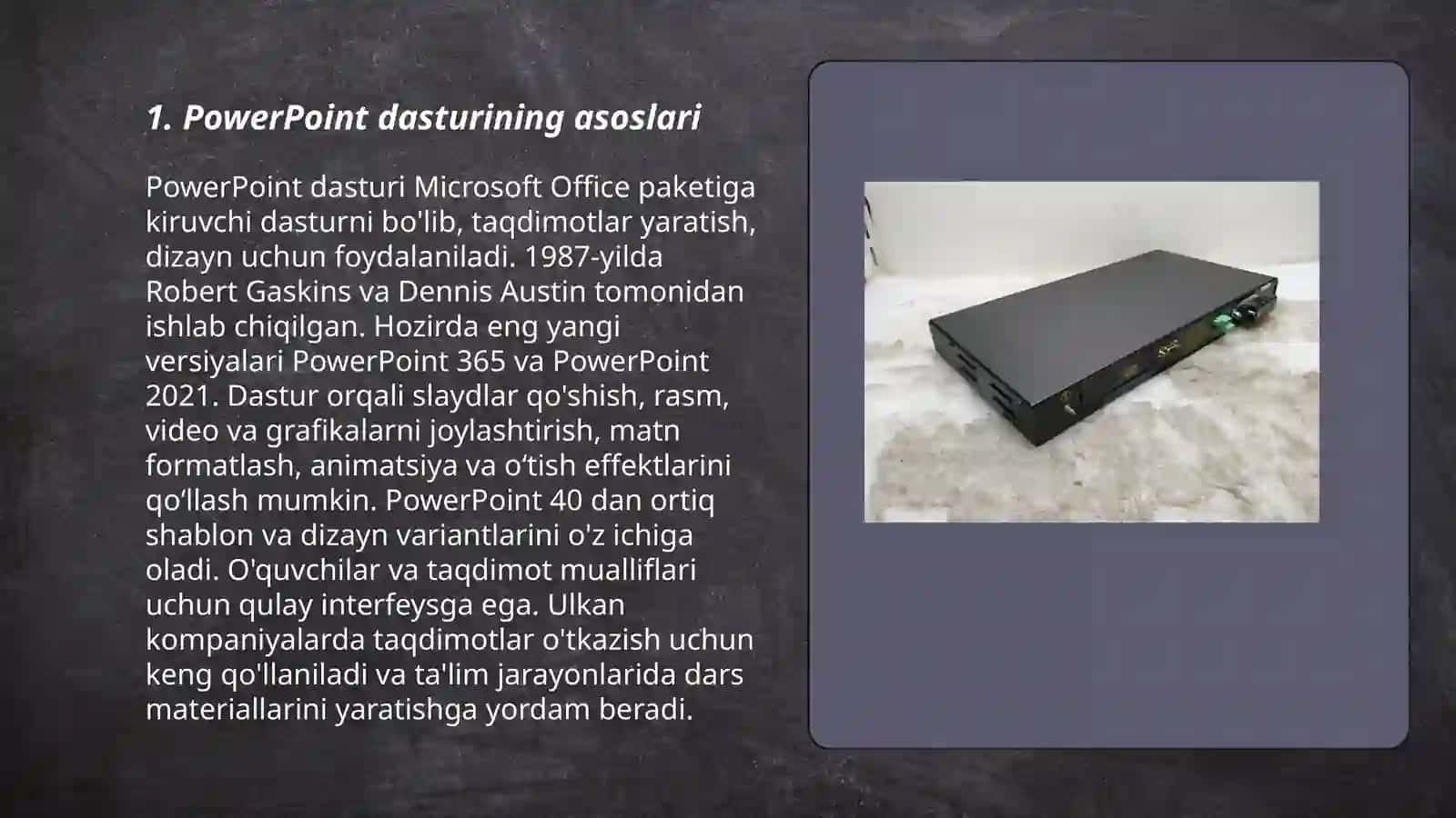 Ms Power Pointda oʻrgatuvchi interaktiv taqdimotlar yaratish 3