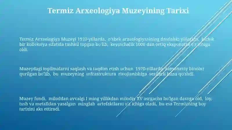 Termiz Arxeologiya Muzeyi 3