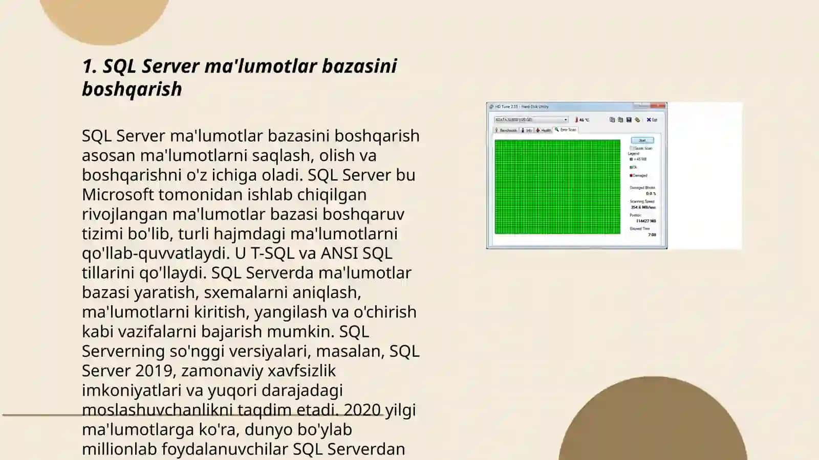 SQL SERVER berilganlariga raqamli sertifikatlarni qo'llash 3