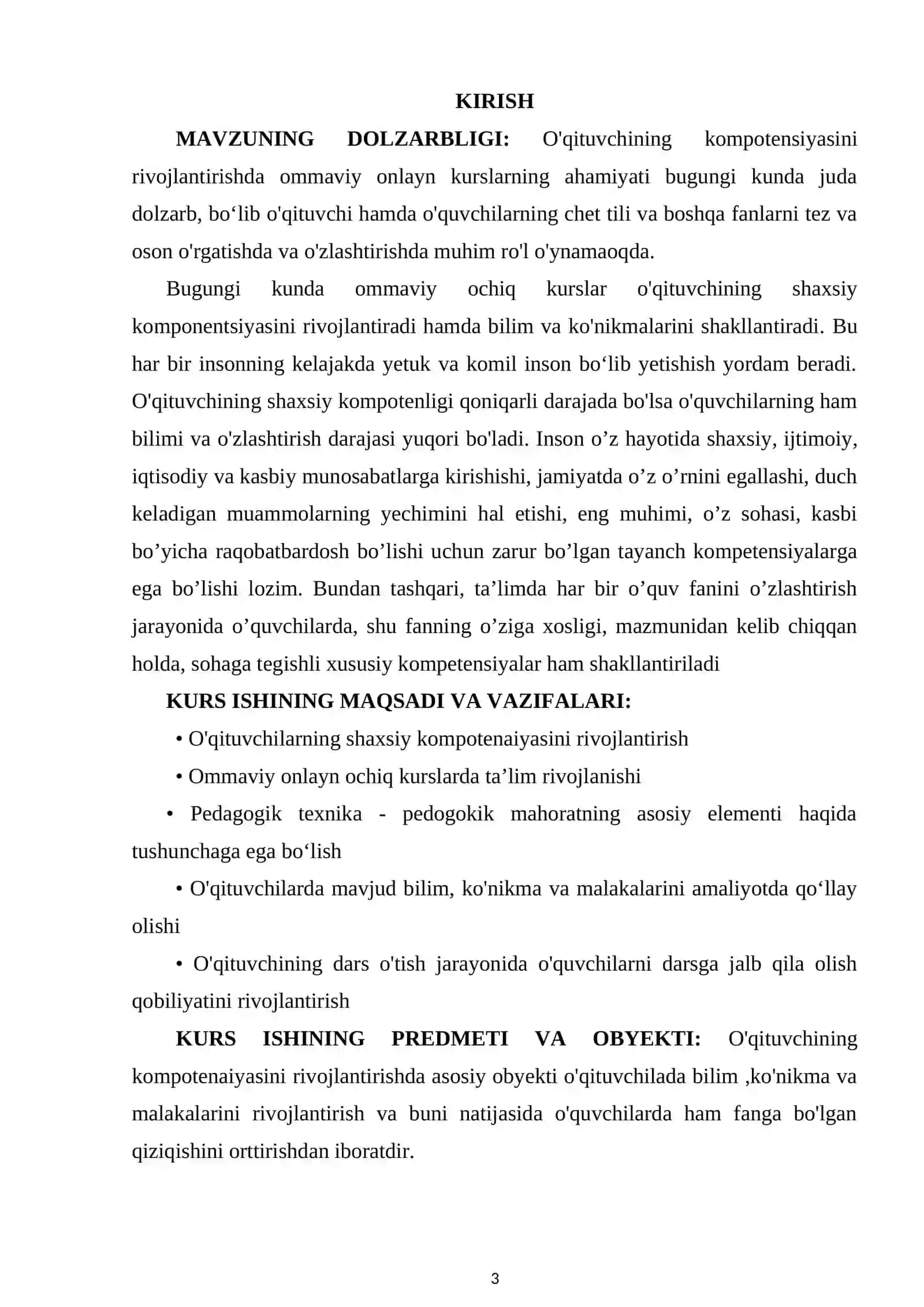 O’QITUVCHINING SHAXSIY KOMPATENSIYASINI RIVAJLANTIRISHDA OMMAVIY OCHIQ ONLAYN KURSLARNING AXAMIYATI 3