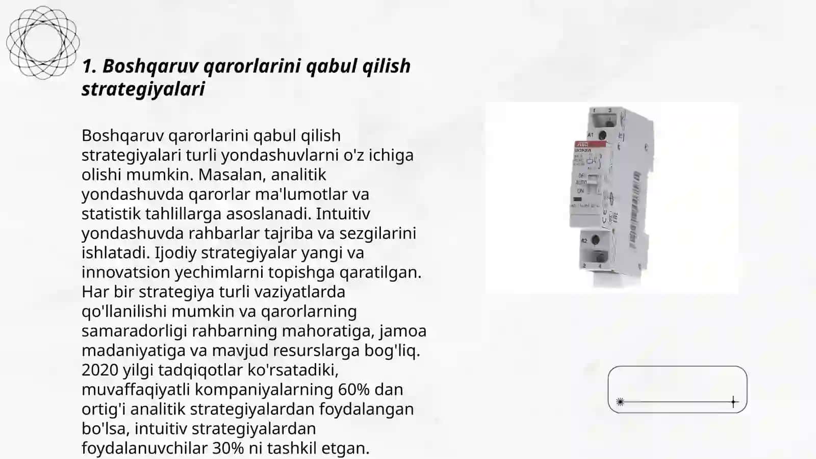 Akmeologiyaning amaliy sohalarini tanlash mezonlari. Boshqaruv akmeologiyasi 3