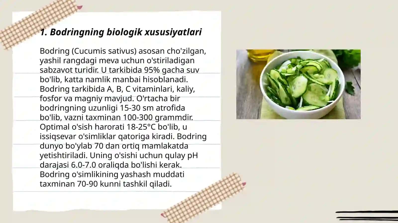 Bodring va sabzavot kovokchalar biologiyasi va yitishtirish texnologiyasi 3