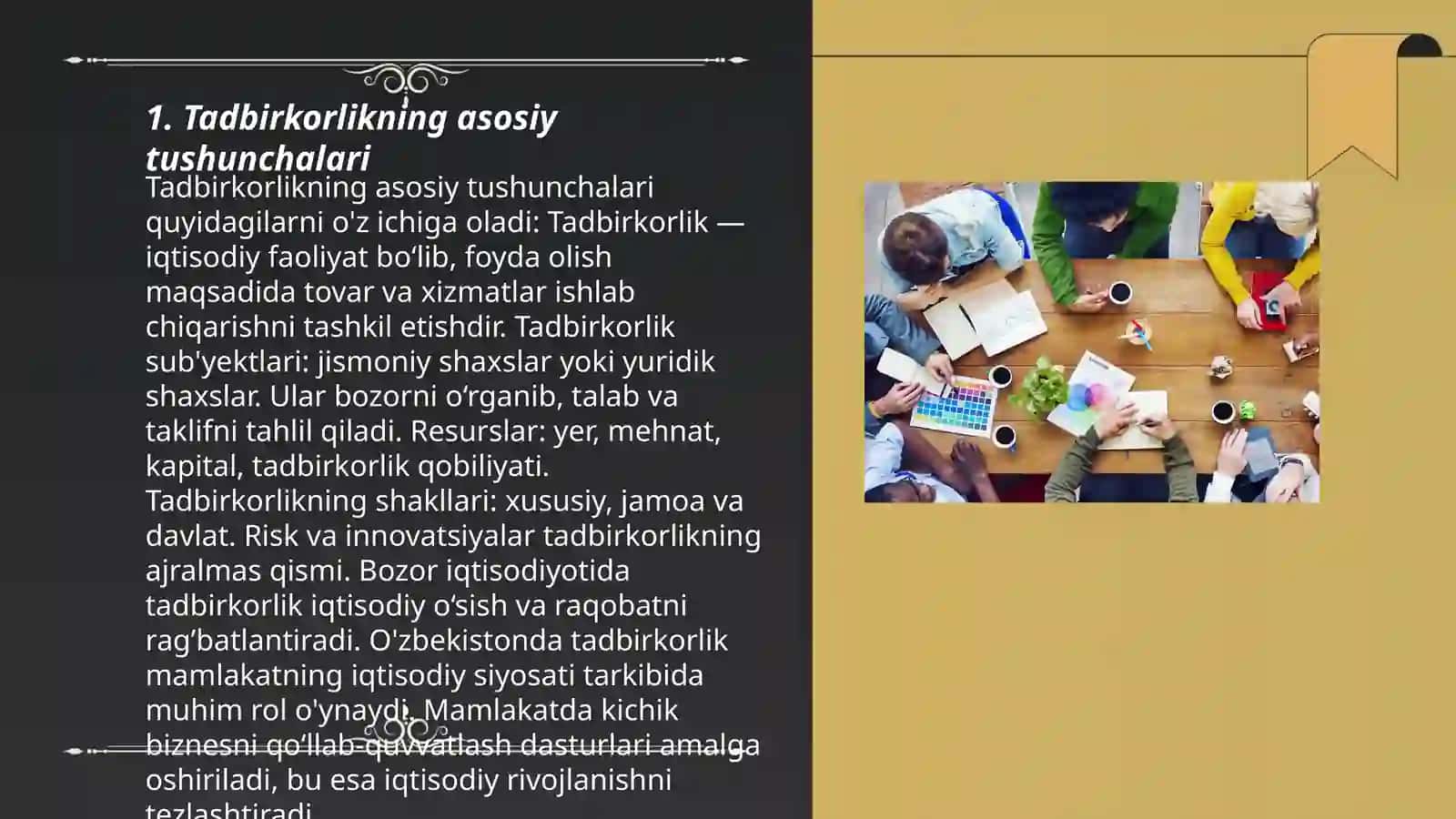 Tadbirkorlik faoliyati 3