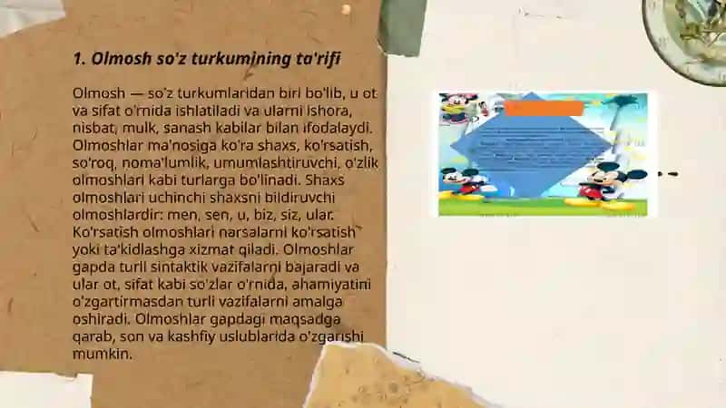 Olmosh so'z turkumi va uning o'ziga xos xususiyatlari 3