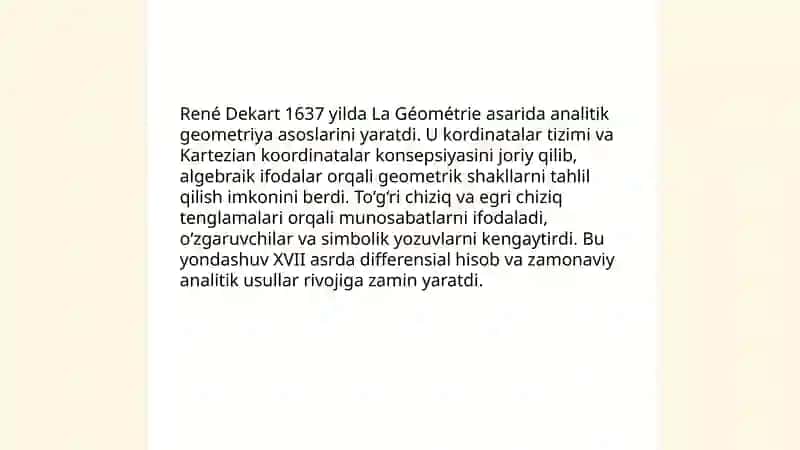 Analitik geometriya va differensial hisob 3
