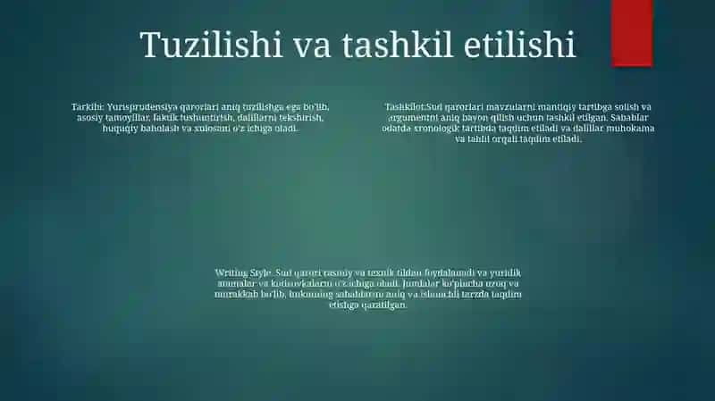 Sud Qarorlarining Yozuv Uslubi 3