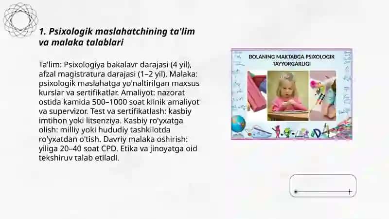 Psixologik Maslahatchining Kasbiy va Psixologik Tayyorgarlik 3