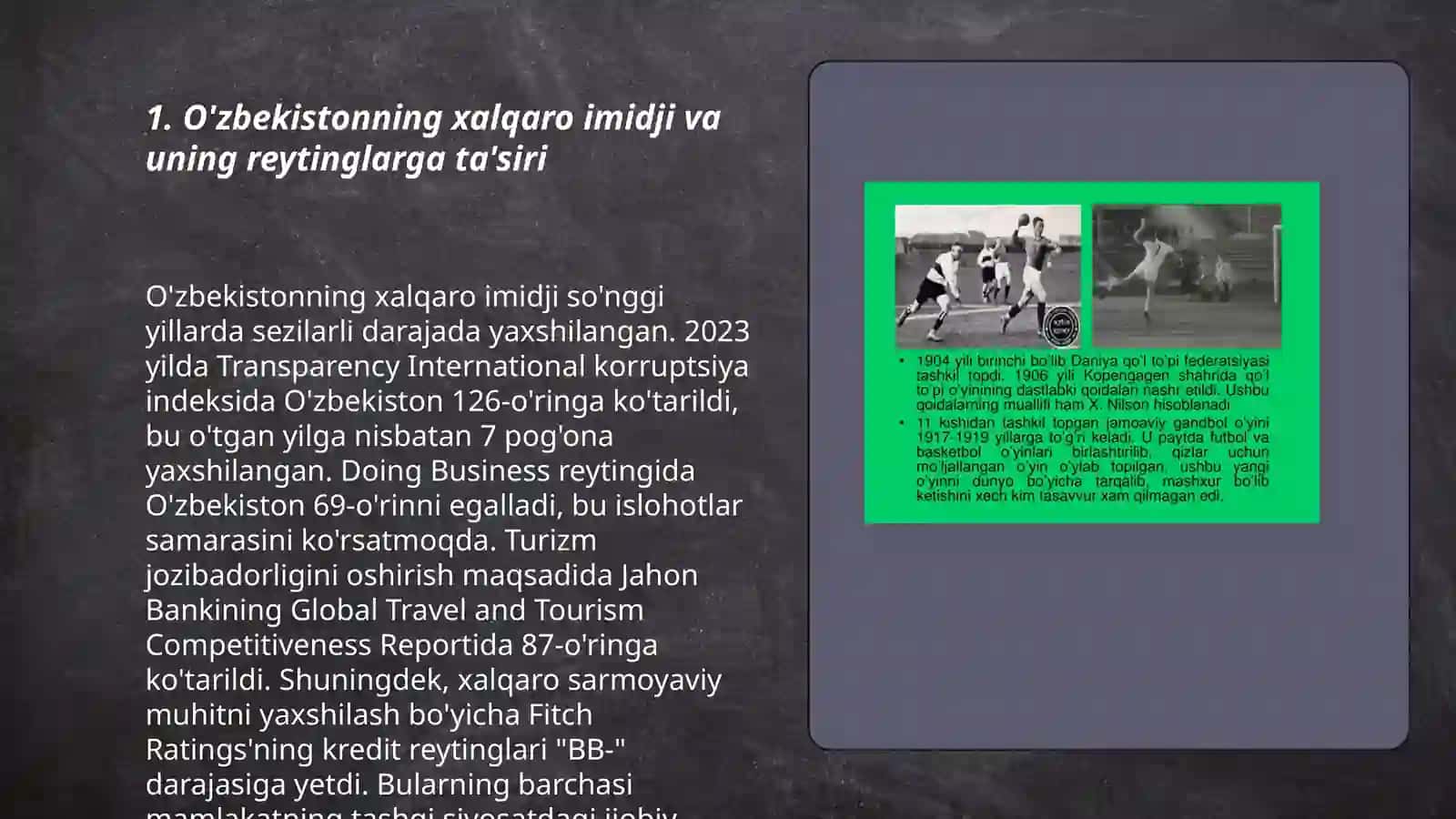 O’zbekistonni halqaro reytinglardagi ko’rsatgichlarini ko’tarishning tarixiy va siyosiy ahamiyati 3