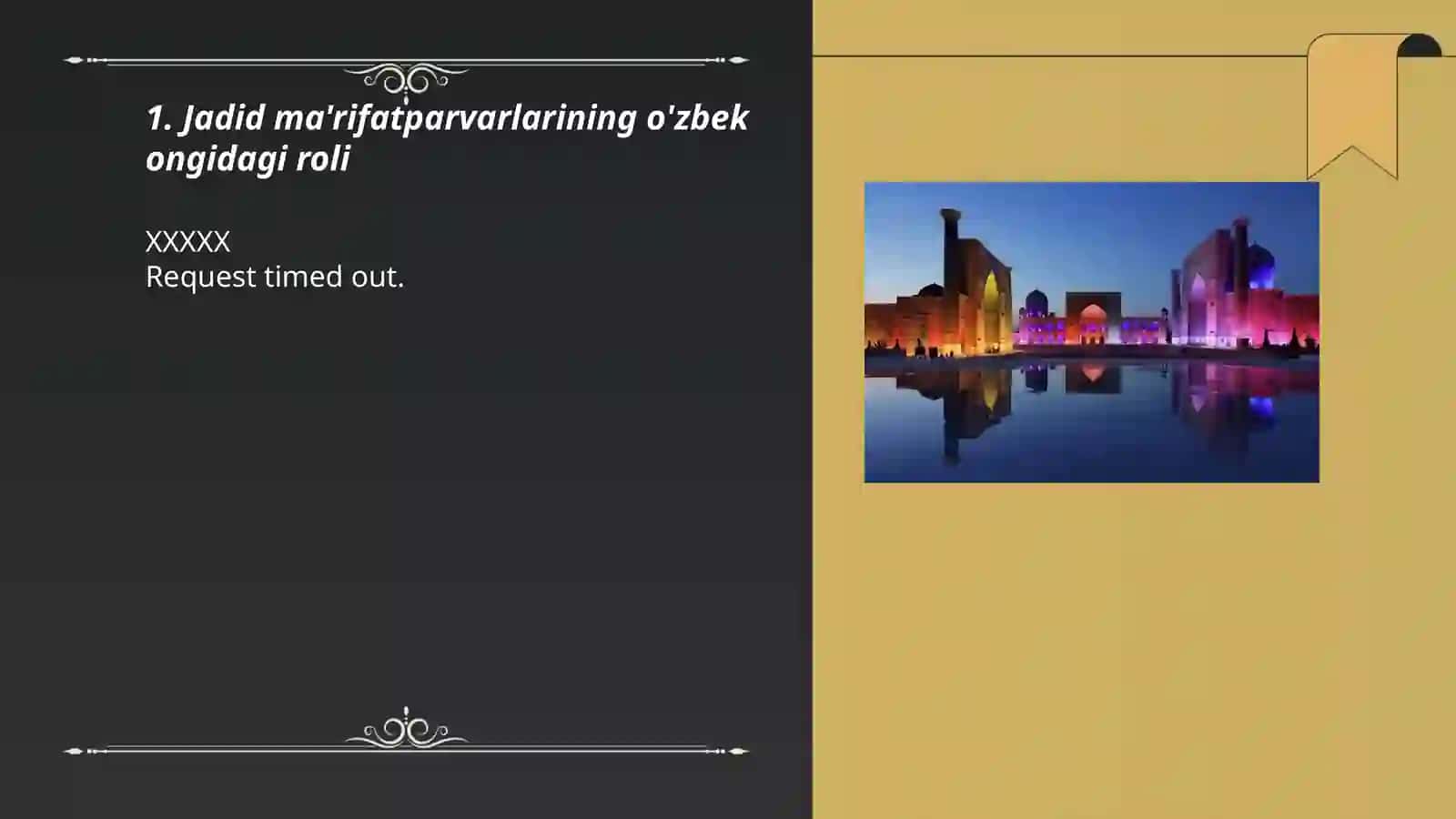 Jadid ma'rifatparvarlarining o'lka ijtimoiy ma'naviy hayoti 3