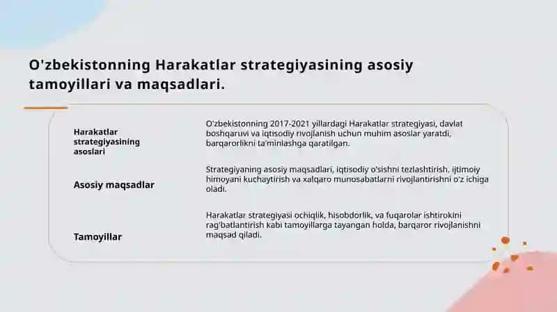 O'zbekistonning Harakatlar strategiyasi 2017-2021 3