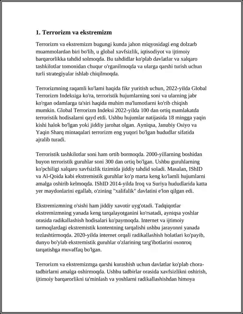 TINCHLIK VA XAVFSIZLIKGA QARSHI JINOYATLAR 3