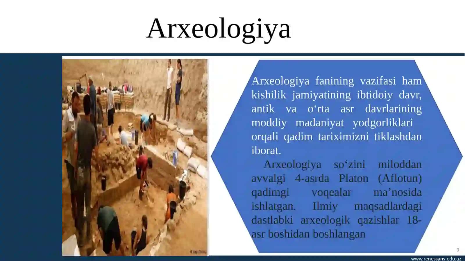 Arxeologiya faniga kirish 3
