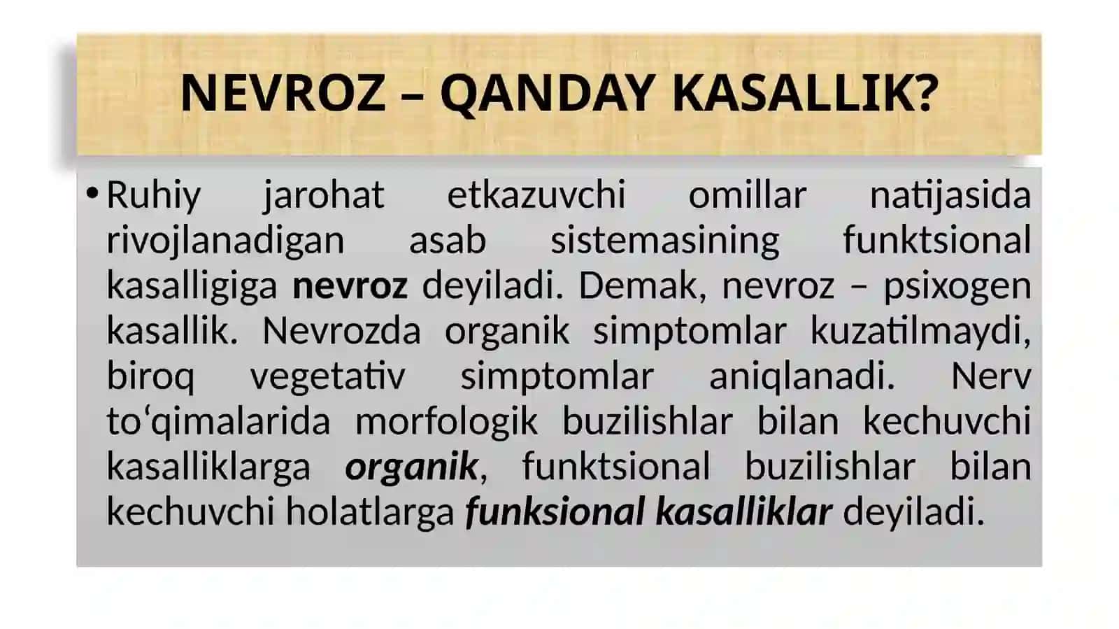 NEVROZ VA DEPRESSIYA 3