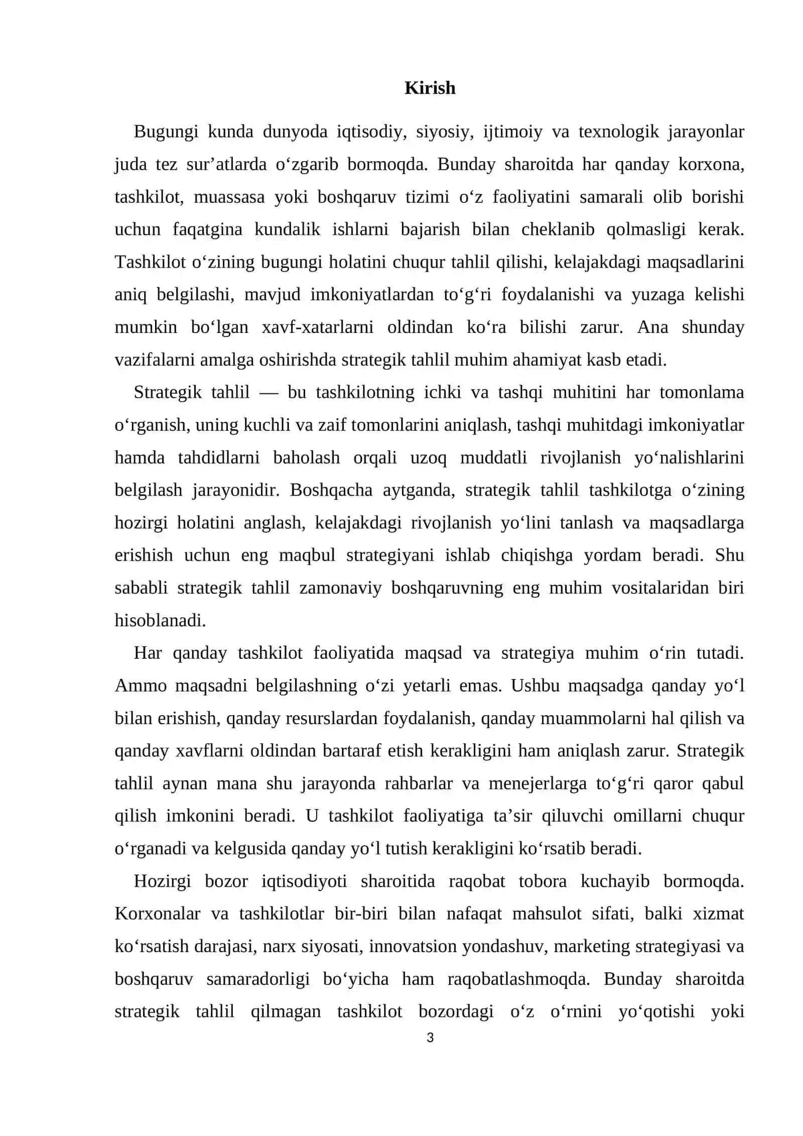 MUSTAQIL ISH IQTISODIYOTNI STROTEGIYALASH FANIDAN 3