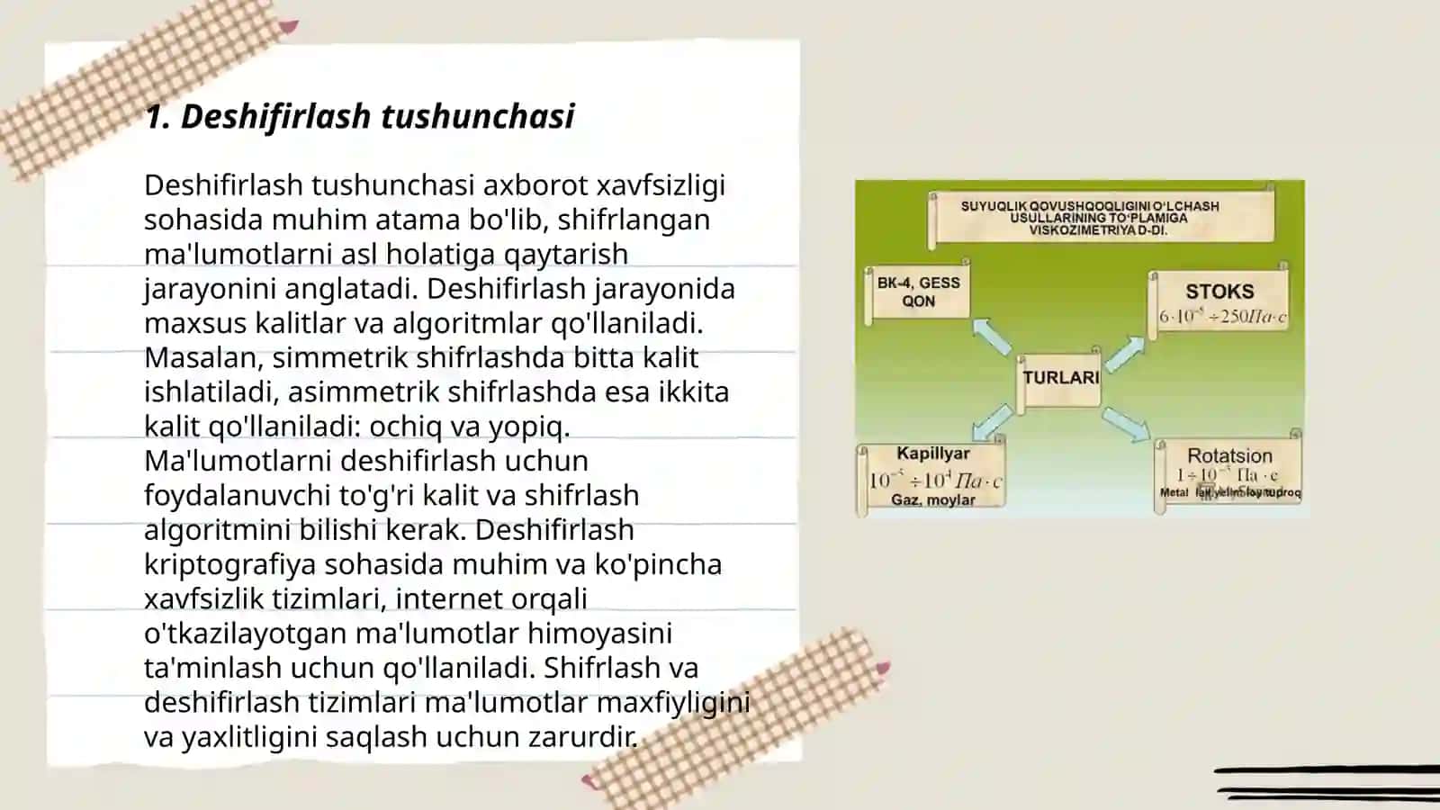 Deshifirlash va uni klassifikatsiyasi 3