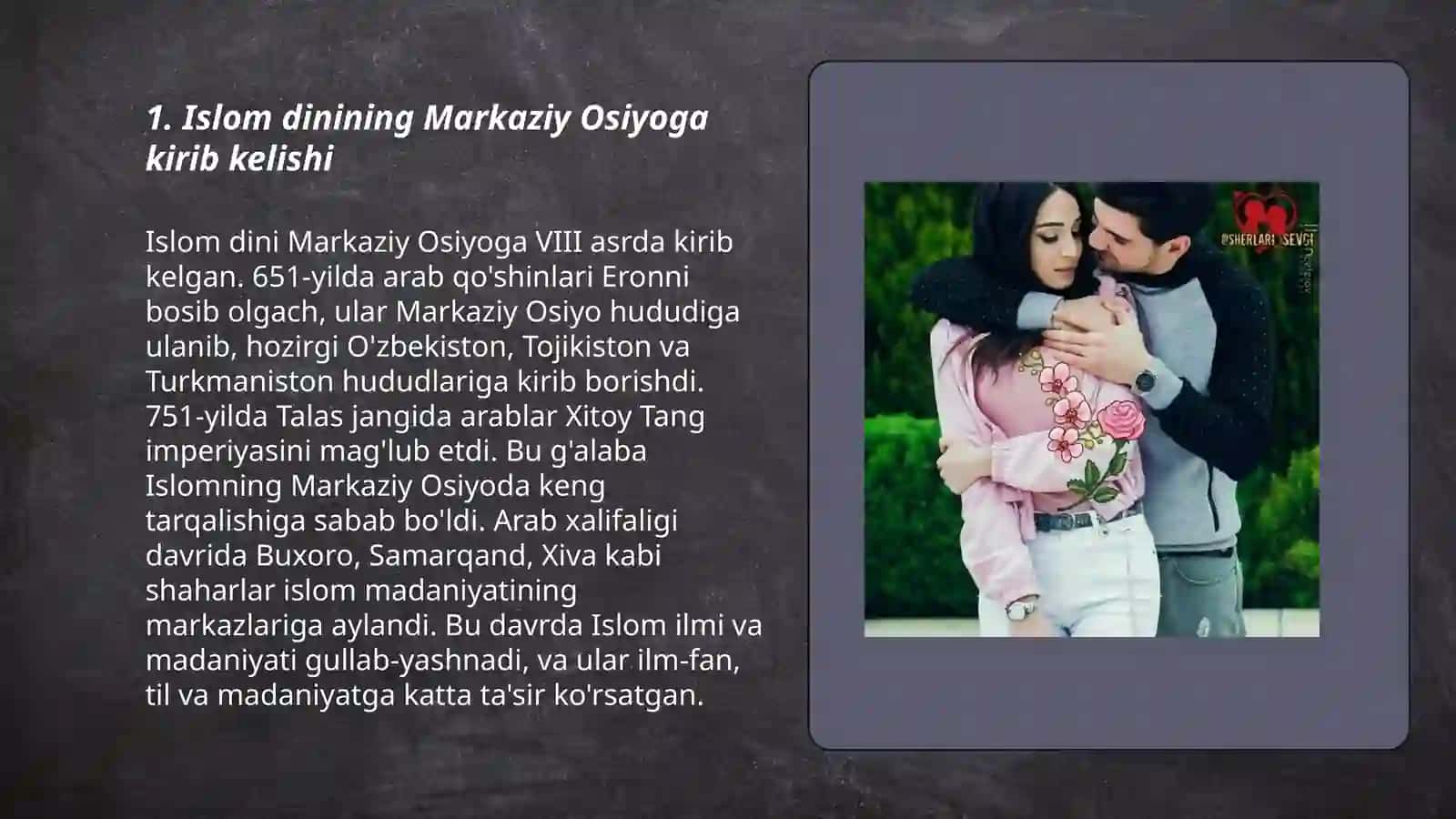 Islom dinining Markaziy Osiyoga kirib kelishi va kitobatchilik ishi Yunon madaniyatini Yevropaga tanitishda musulmon olimlarning roli 3