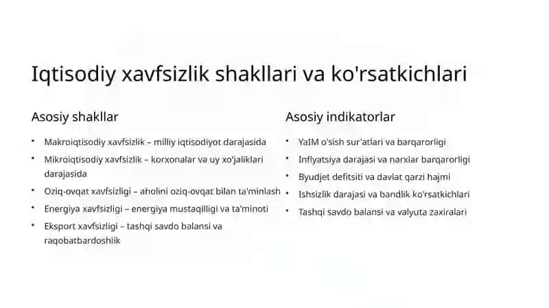 Iqtisodiy xavfsizlik: nazariy yondashuvlar 3