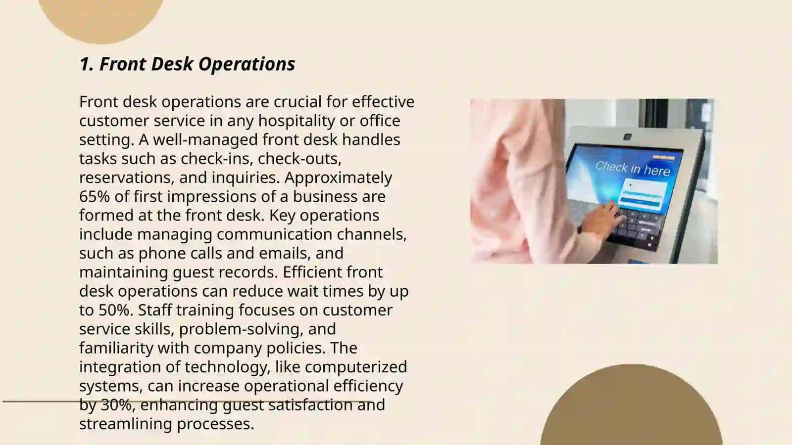 Check-in and check-out procedures in hotels 3