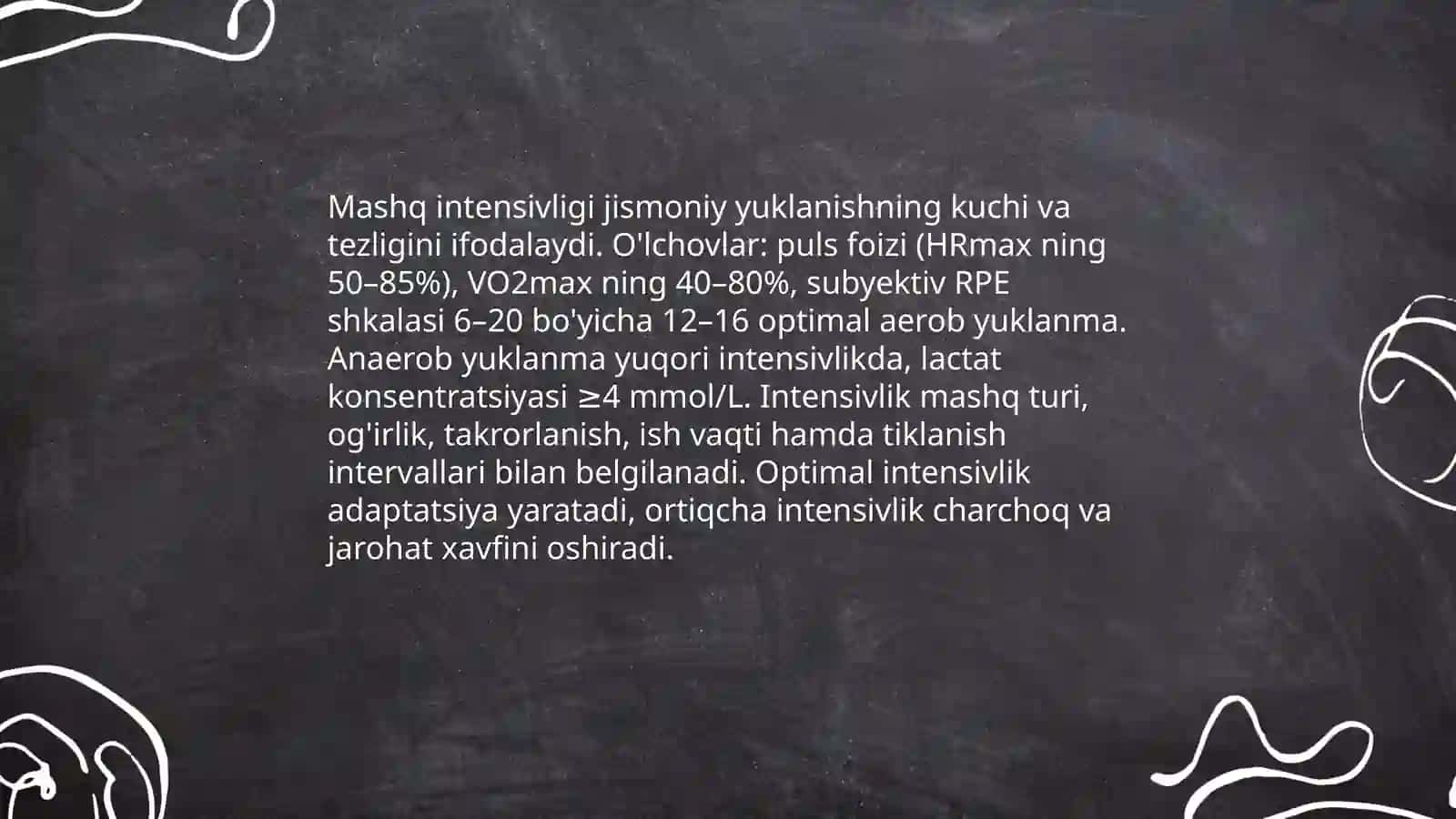 Jismoniy mashqlarning ta'sirini belgilovchi omillar 3