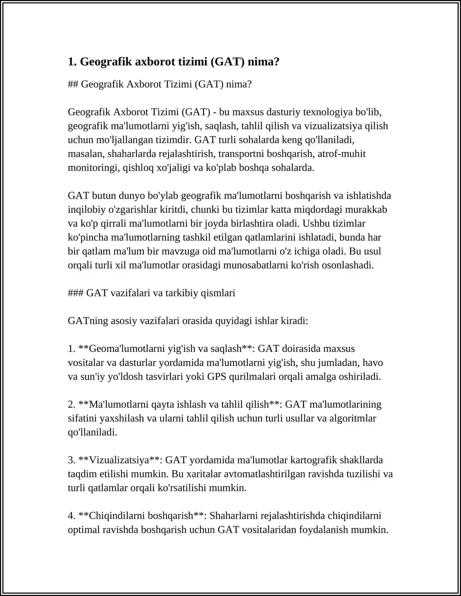GEODRAW GEOGRAFIK AXBOROT TIZIMI HAQIDA TUSHUNCHA BERING 3