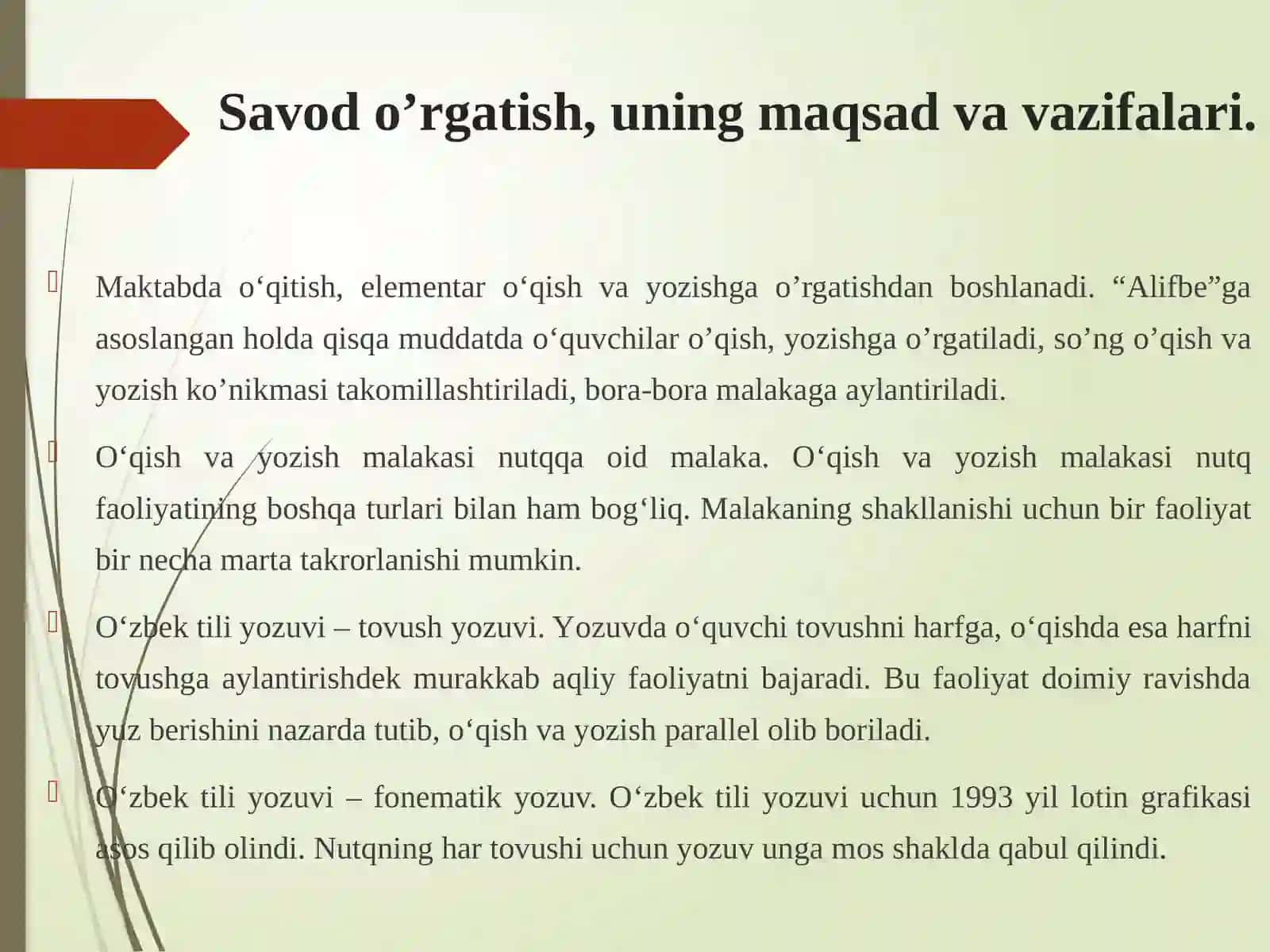 Savodo'rgatish metodikasi 3