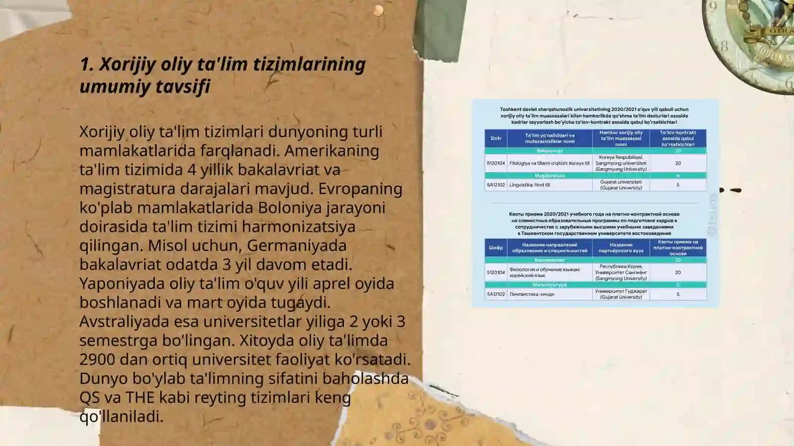 Xorijiy davlatlarda zamonaviy oliy talim holatining umumiy tasnifi 3